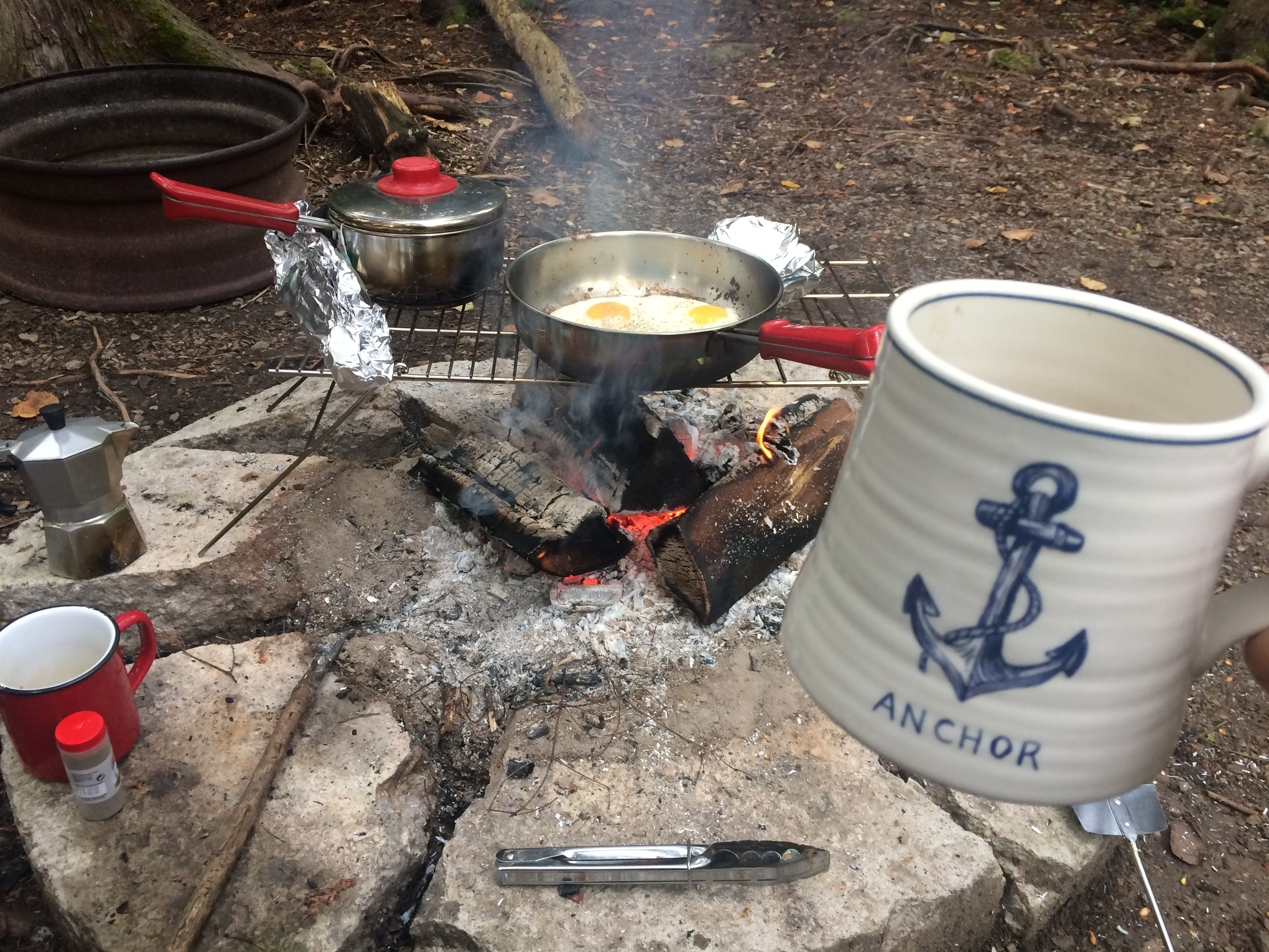 Throw in a campfire and a fancy mug, and your tea will taste even better